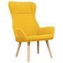 Sillón de relax con taburete tela amarillo mostaza by , Armchairs - Ref: Foro24-3097889, Price: 132,69 €, Discount: %