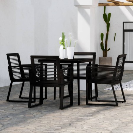 Juego de comedor de jardín 5 piezas negro von , Gartensets - Ref: Foro24-3099156, Preis: 393,66 €, Rabatt: %