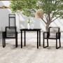 Juego de comedor para jardín 3 piezas negro de , Conjuntos de jardín - Ref: Foro24-3099149, Precio: 237,98 €