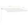 Automatisch einziehbare Markise creme 450x300 cm von vidaXL, Markisen - Ref: Foro24-3068927, Preis: 455,21 €, Rabatt: %
