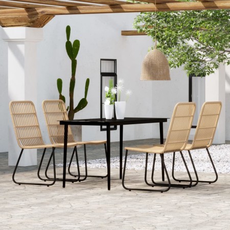 Juego de comedor para jardín 5 piezas color roble von , Gartensets - Ref: Foro24-3099175, Preis: 572,38 €, Rabatt: %