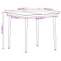 Juego de comedor de jardín 5 piezas negro de , Conjuntos de jardín - Ref: Foro24-3099180, Precio: 534,29 €, Descuento: %