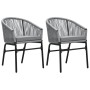Juego de comedor de jardín 3 piezas gris by , Garden sets - Ref: Foro24-3099233, Price: 254,89 €, Discount: %