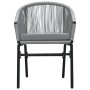 Juego de comedor de jardín 3 piezas gris by , Garden sets - Ref: Foro24-3099233, Price: 254,89 €, Discount: %