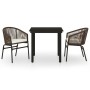 Juego de comedor de jardín 3 piezas marrón von , Gartensets - Ref: Foro24-3099227, Preis: 288,08 €, Rabatt: %