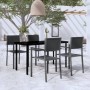 Juego de comedor para jardín 5 piezas negro von , Gartensets - Ref: Foro24-3099265, Preis: 331,24 €, Rabatt: %