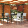 Juego de comedor para jardín 7 piezas blanco y negro von , Gartensets - Ref: Foro24-3099278, Preis: 443,74 €, Rabatt: %