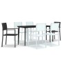 Juego de comedor para jardín 7 piezas blanco y negro von , Gartensets - Ref: Foro24-3099278, Preis: 443,74 €, Rabatt: %