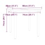 Juego de comedor de jardín 3 piezas con cojines negro by , Garden sets - Ref: Foro24-3099329, Price: 211,07 €, Discount: %