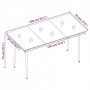 Juego de comedor de jardín 5 piezas con cojines negro von , Gartensets - Ref: Foro24-3099343, Preis: 318,75 €, Rabatt: %