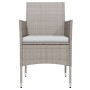 Juego de comedor de jardín 7 piezas con cojines beige y negro von , Gartensets - Ref: Foro24-3099320, Preis: 502,57 €, Rabatt: %