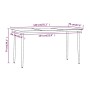 Juego de comedor de jardín 7 piezas con cojines beige y negro von , Gartensets - Ref: Foro24-3099320, Preis: 502,57 €, Rabatt: %