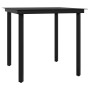 Juego de comedor para jardín 5 piezas con cojines gris y negro by , Garden sets - Ref: Foro24-3099336, Price: 342,02 €, Disco...