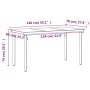Juego de comedor de jardín 7 piezas con cojines gris y negro von , Gartensets - Ref: Foro24-3099362, Preis: 898,06 €, Rabatt: %