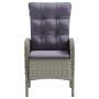 Juego de comedor de jardín 7 piezas con cojines gris y negro von , Gartensets - Ref: Foro24-3099374, Preis: 885,87 €, Rabatt: %