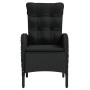Juego de comedor de jardín 5 piezas con cojines negro by , Garden sets - Ref: Foro24-3099355, Price: 588,08 €, Discount: %