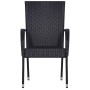 Juego de comedor para jardín 3 piezas negro von , Gartensets - Ref: Foro24-3099395, Preis: 206,80 €, Rabatt: %