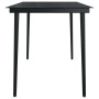 Juego de comedor para jardín 5 piezas negro by , Garden sets - Ref: Foro24-3099397, Price: 320,59 €, Discount: %
