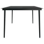 Juego de comedor de jardín 9 piezas negro de , Conjuntos de jardín - Ref: Foro24-3099424, Precio: 642,66 €, Descuento: %