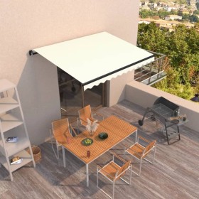 Cremefarbene manuell einziehbare Markise 350 x 250 cm von vidaXL, Markisen - Ref: Foro24-3069077, Preis: 244,12 €, Rabatt: %