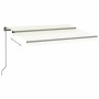 Cream manual retractable awning 350x250 cm by vidaXL, Awnings - Ref: Foro24-3069077, Price: 244,12 €, Discount: %