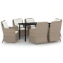 Juego de comedor de jardín 7 piezas marrón von , Gartensets - Ref: Foro24-3099556, Preis: 1,00 €, Rabatt: %