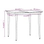 Juego de comedor de jardín 3 piezas con cojines marrón von , Gartensets - Ref: Foro24-3099523, Preis: 343,65 €, Rabatt: %