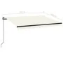 Cremefarbene manuell einziehbare Markise 350 x 250 cm von vidaXL, Markisen - Ref: Foro24-3069077, Preis: 238,93 €, Rabatt: %