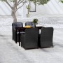 Juego de comedor para jardín 5 piezas negro de , Conjuntos de jardín - Ref: Foro24-3099561, Precio: 908,09 €, Descuento: %
