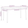 Juego de comedor para jardín 5 piezas negro von , Gartensets - Ref: Foro24-3099633, Preis: 373,07 €, Rabatt: %