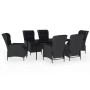 Juego de comedor de jardín 7 piezas gris oscuro by , Garden sets - Ref: Foro24-3099659, Price: 1,00 €, Discount: %