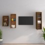 Muebles para TV 3 piezas madera maciza de pino marrón miel von , TV-Möbel - Ref: Foro24-3100162, Preis: 136,56 €, Rabatt: %