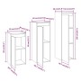 Muebles para TV 3 piezas madera maciza de pino marrón miel von , TV-Möbel - Ref: Foro24-3100162, Preis: 136,56 €, Rabatt: %