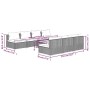 Set de sofás de jardín 8 piezas y cojines ratán sintético negro von , Gartensets - Ref: Foro24-3101463, Preis: 831,10 €, Raba...