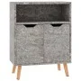 Concrete gray engineered wood sideboard 60x30x72 cm by vidaXL, Sideboards - Ref: Foro24-326826, Price: 64,15 €, Discount: %