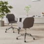 Sillas de comedor giratorias 2 unidades tela gris oscuro de , Sillas de comedor - Ref: Foro24-3103087, Precio: 171,94 €, Desc...