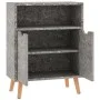 Concrete gray engineered wood sideboard 60x30x72 cm by vidaXL, Sideboards - Ref: Foro24-326826, Price: 64,15 €, Discount: %