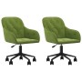Sillas de comedor giratorias 2 unidades terciopelo verde claro von , Essstühle - Ref: Foro24-3103424, Preis: 189,81 €, Rabatt: %