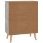 Concrete gray engineered wood sideboard 60x30x72 cm by vidaXL, Sideboards - Ref: Foro24-326826, Price: 64,15 €, Discount: %