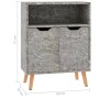 Concrete gray engineered wood sideboard 60x30x72 cm by vidaXL, Sideboards - Ref: Foro24-326826, Price: 65,04 €, Discount: %