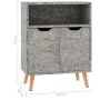 Concrete gray engineered wood sideboard 60x30x72 cm by vidaXL, Sideboards - Ref: Foro24-326826, Price: 64,15 €, Discount: %