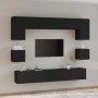 Set de muebles para TV 8 piezas madera contrachapada negro von , TV-Möbel - Ref: Foro24-3114415, Preis: 300,61 €, Rabatt: %