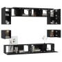 Set de muebles para TV 8 piezas madera contrachapada negro von , TV-Möbel - Ref: Foro24-3114415, Preis: 300,61 €, Rabatt: %