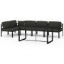 Set muebles de jardín 6 pzas y cojines aluminio gris antracita de , Conjuntos de jardín - Ref: Foro24-3115916, Precio: 1,00 €...