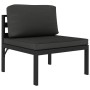 Set muebles de jardín 6 pzas y cojines aluminio gris antracita de , Conjuntos de jardín - Ref: Foro24-3115916, Precio: 1,00 €...