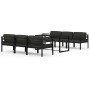 Set muebles de jardín 7 pzas y cojines aluminio gris antracita by , Garden sets - Ref: Foro24-3115923, Price: 1,00 €, Discoun...