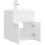 Möbel mit Waschbecken aus weißem Sperrholz von vidaXL, Badezimmerwaschtische - Ref: Foro24-3071261, Preis: 164,02 €, Rabatt: %