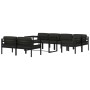 Set muebles de jardín 8 pzas y cojines aluminio gris antracita von , Gartensets - Ref: Foro24-3115928, Preis: 1,00 €, Rabatt: %