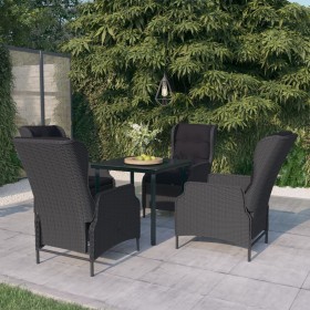 Juego de comedor de jardín 5 piezas gris oscuro by , Garden sets - Ref: Foro24-3099638, Price: 1,00 €, Discount: %