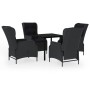 Juego de comedor de jardín 5 piezas gris oscuro by , Garden sets - Ref: Foro24-3099638, Price: 1,00 €, Discount: %